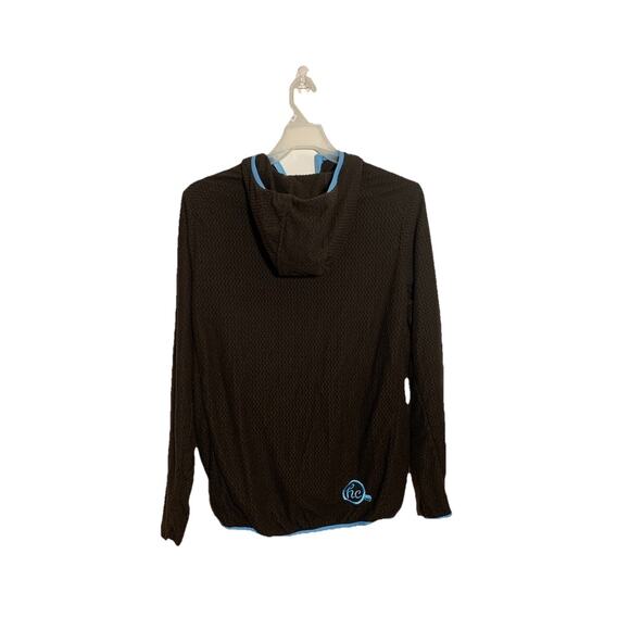 Ventures Endurance Jacket Mens Large Brown Hoodie Hot Chocolate Run Exercise - Picture 5 of 8